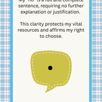 Boundaries coaching - learn to say no, stop people pleasing, and set boundaries even if you feel guilty afterwards.